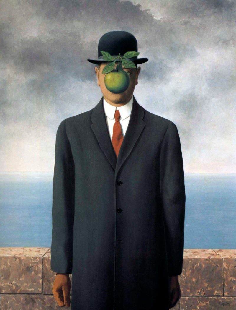 Magritte inspired before image